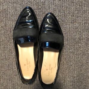 Black patent leather Kate spade shoes